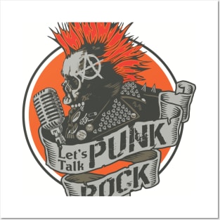 Let's Talk Punk Rock Logo Posters and Art